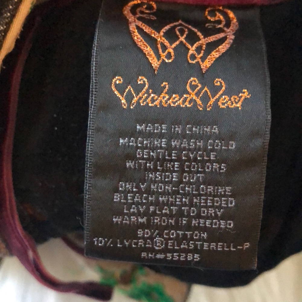 Wicked West black denim boot cut jeans, 4 - Picture 7 of 7